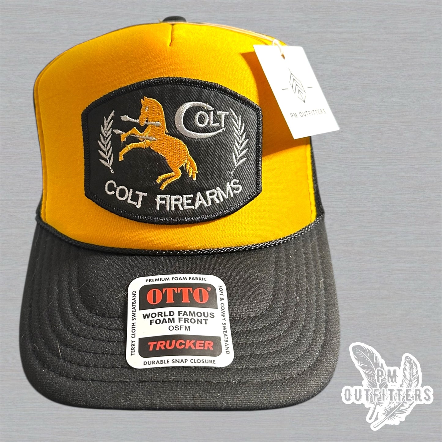 Vintage Colt Firearms Foam Front Rope Trucker Hat