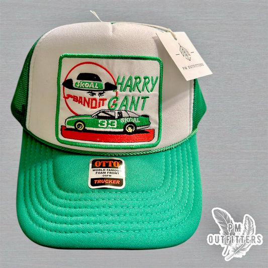 Vintage Skoal Bandit Racing Harry Gant Foam Front Rope Trucker Hat