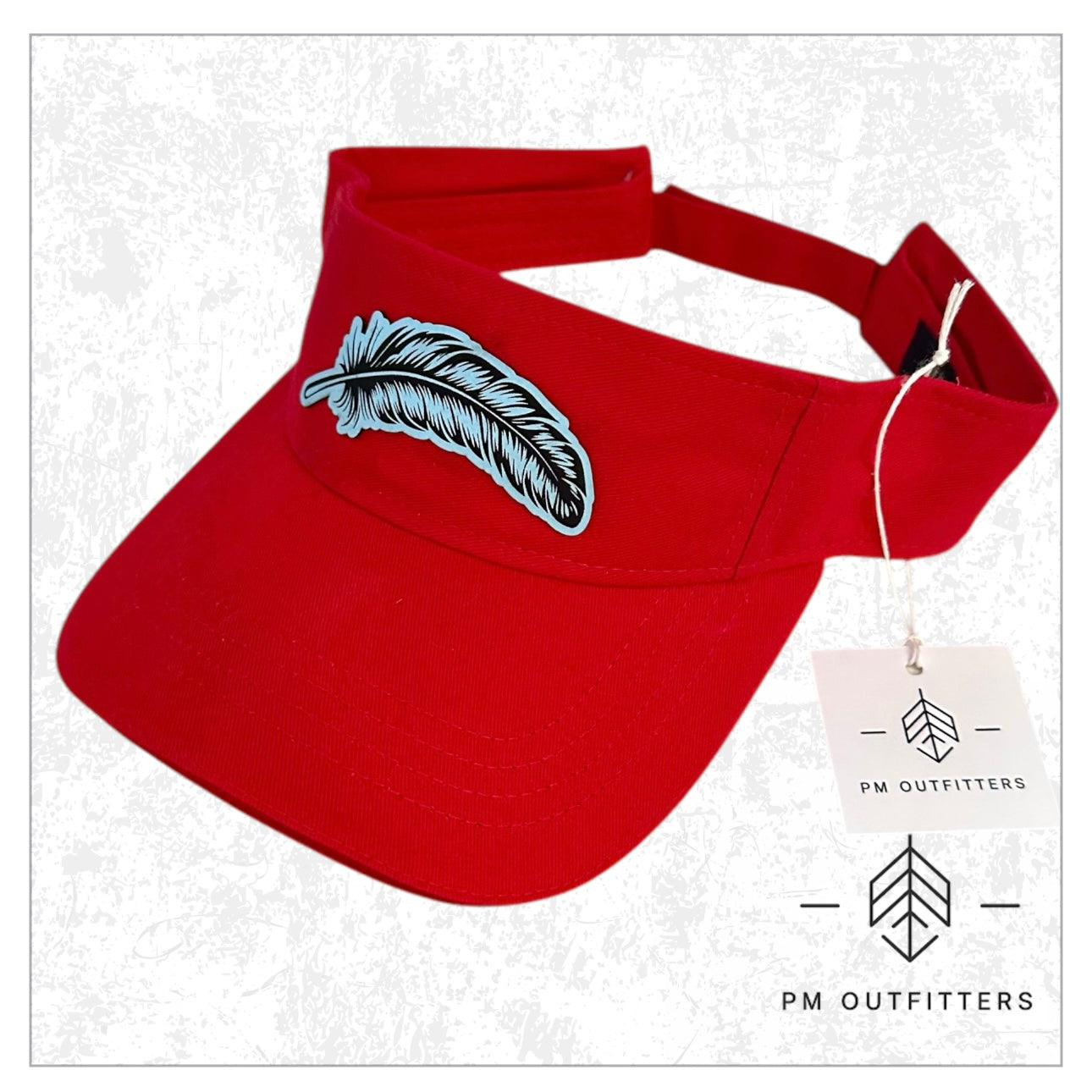 Signature Feather Sandwich Visor
