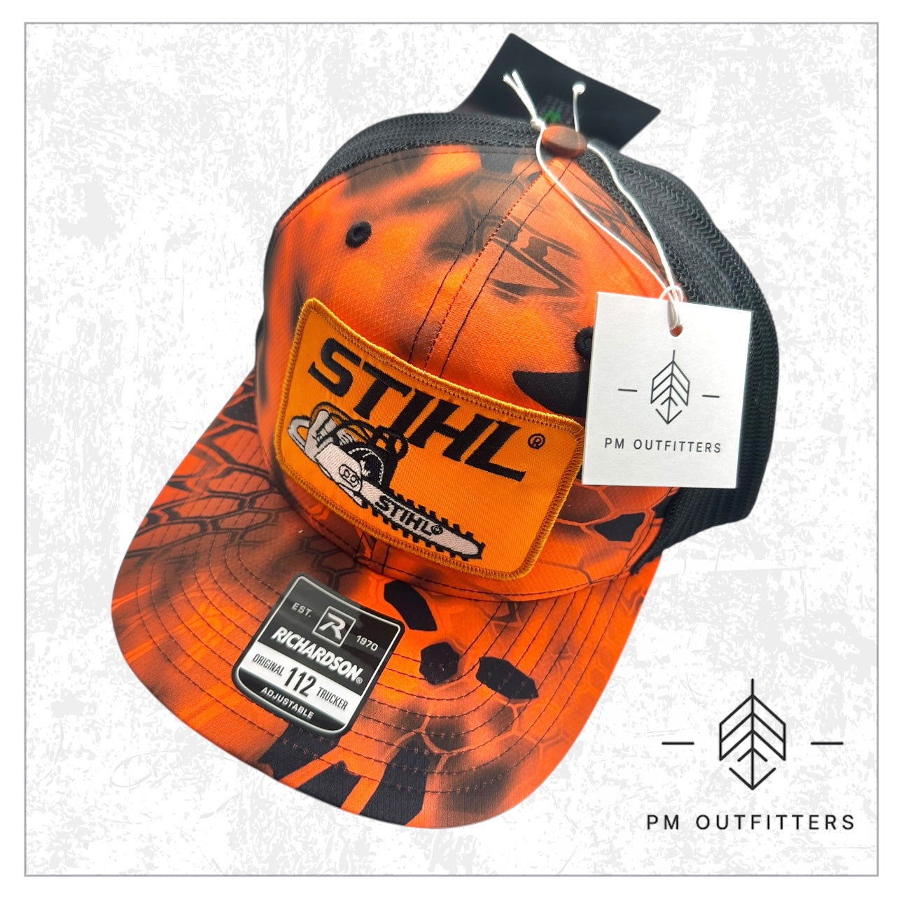 Vintage Stihl Chainsaw Kryptek Camo Trucker Hat