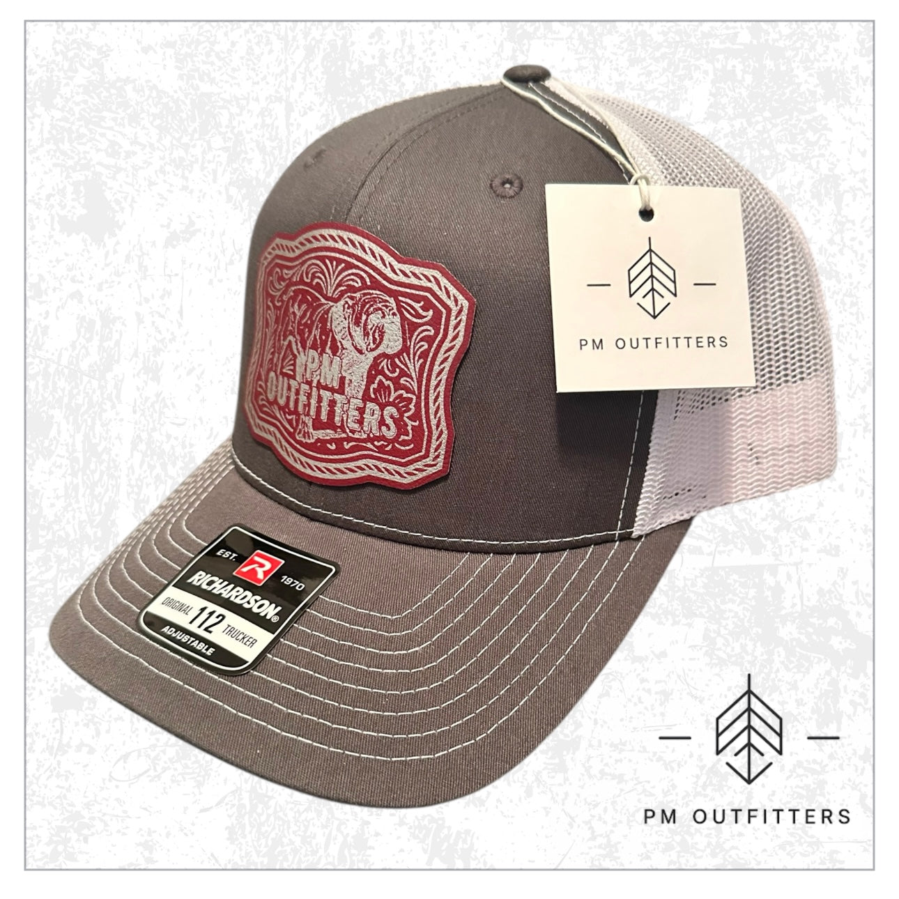 PM Outfitters Bulldog Mississippi State Custom Design Trucker Hat