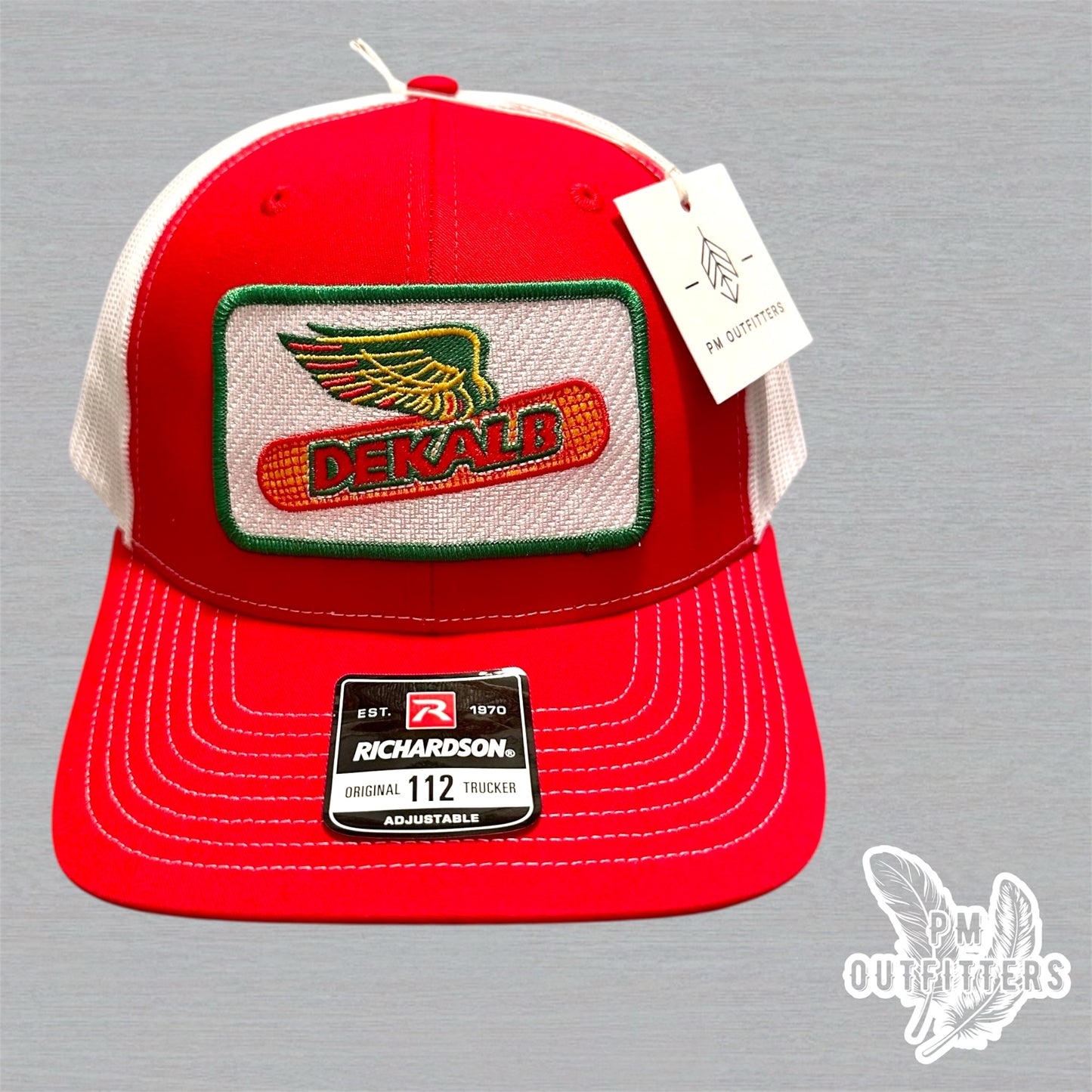 Retro DeKalb Patch Vintage Farm Seed Richardson 112 Trucker Hat