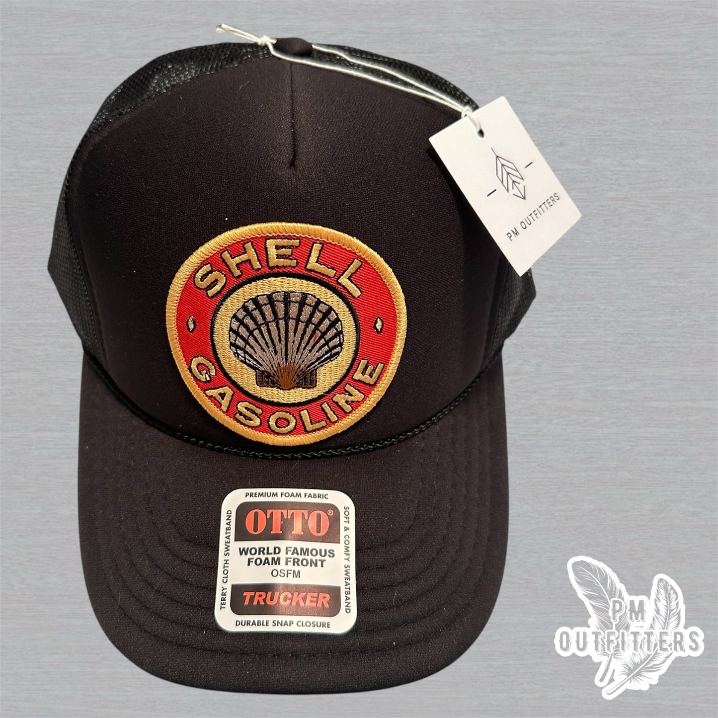 Vintage Shell Gasoline Foam Front Rope Trucker Hat