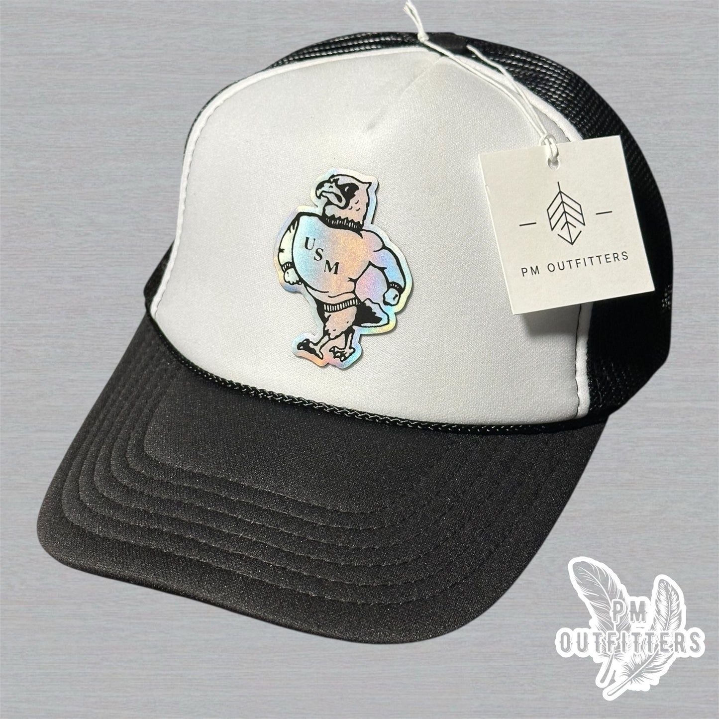 Holographic Seymour Foam Front Rope Trucker Hat