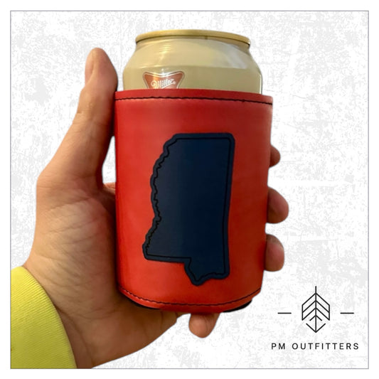 Hotty Toddy Leatherette Koozie