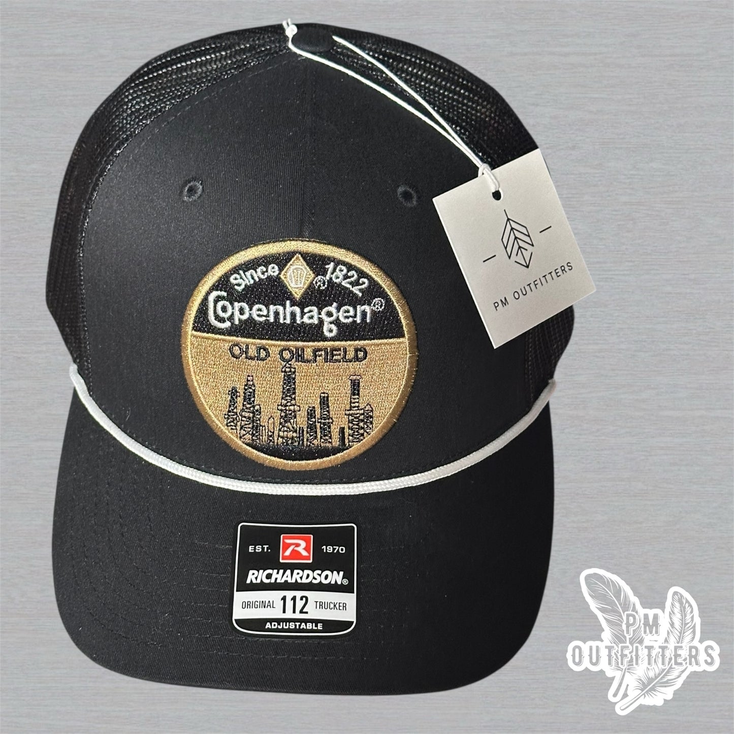 Vintage Copenhagen Old Oilfield Patch Rope Trucker Hat