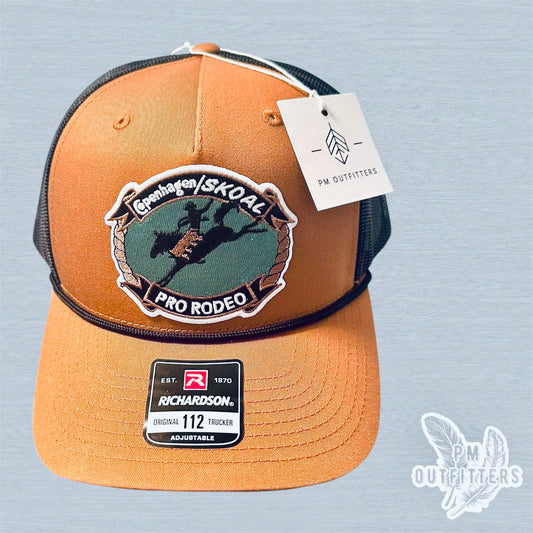 Copenhagen/Skoal Pro Rodeo Vintage Patch Richardson 112 Rope Trucker