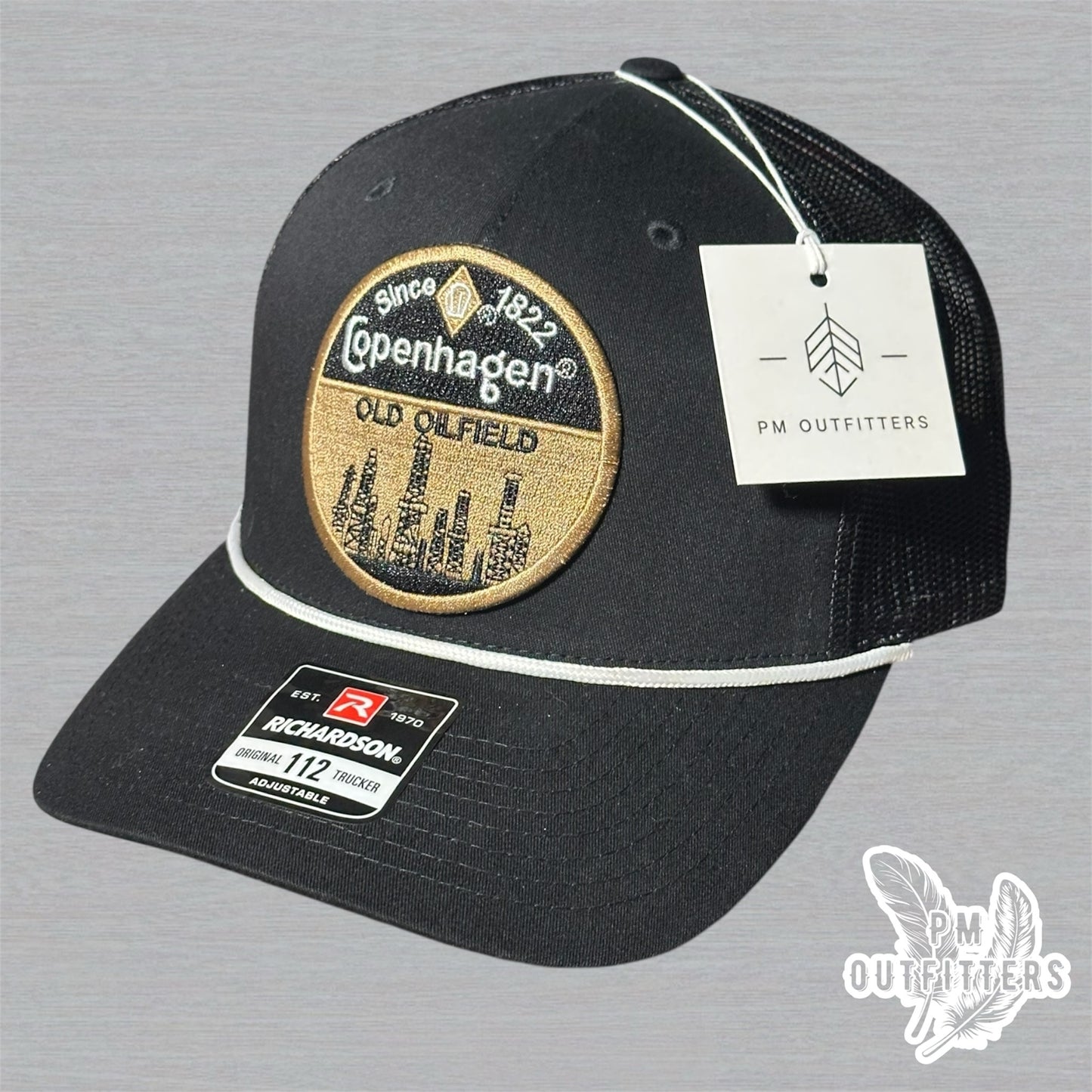 Vintage Copenhagen Old Oilfield Patch Rope Trucker Hat