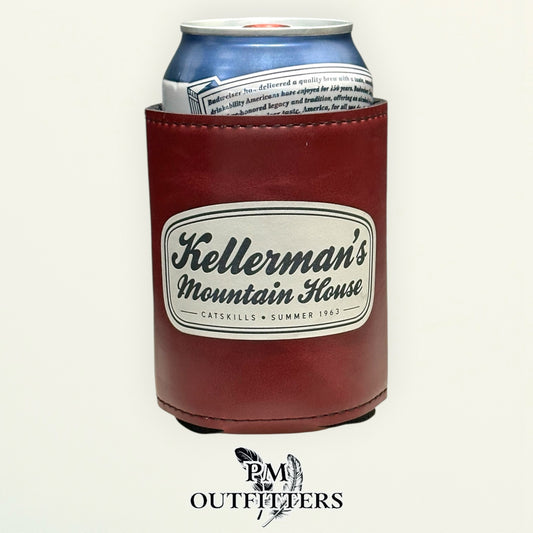 PM Outfitters Laser Engraved Kellerman's Mountain House Leatherette Koozie