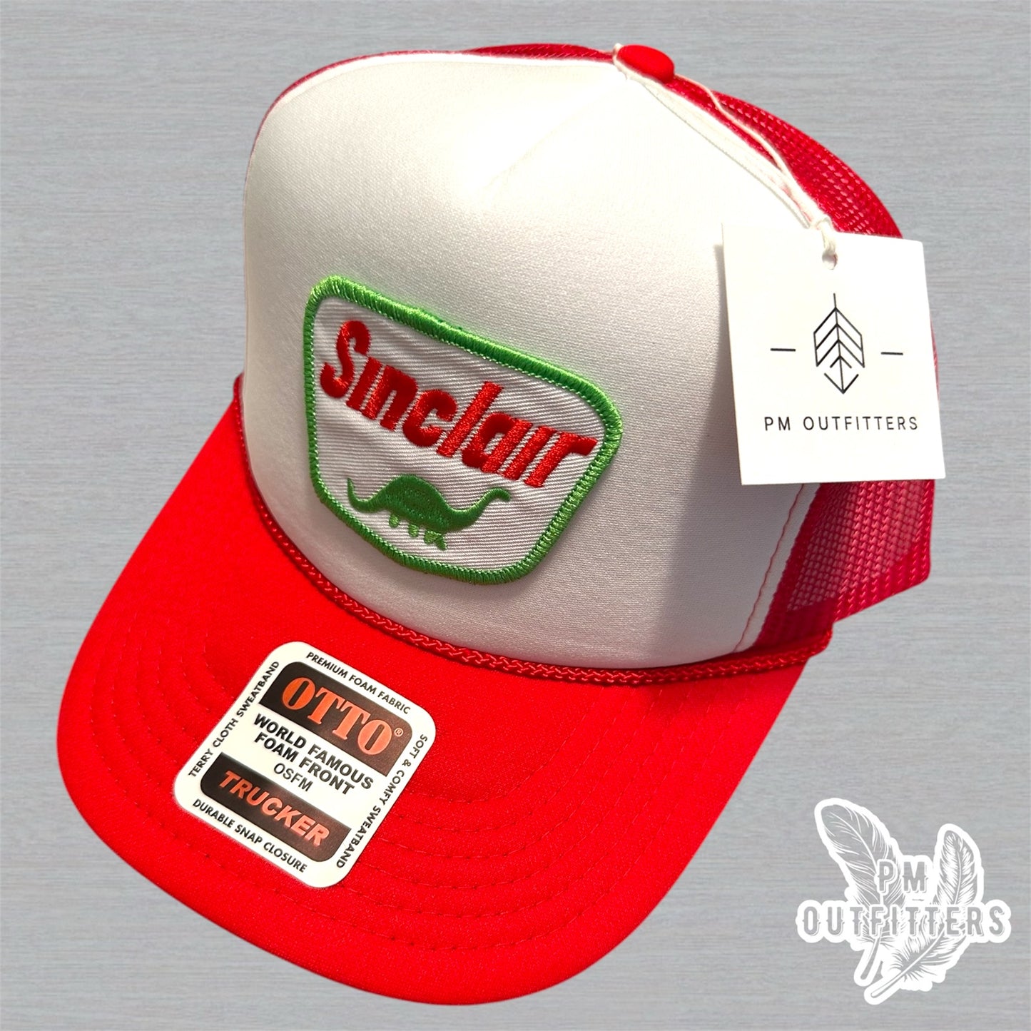 Vintage Sinclair Oil Foam Front Rope Trucker Hat