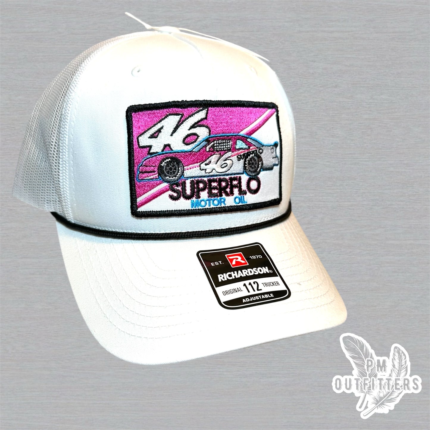 Vintage Cole Trickle Superflo 46 Days of Thunder Rope Trucker Hat