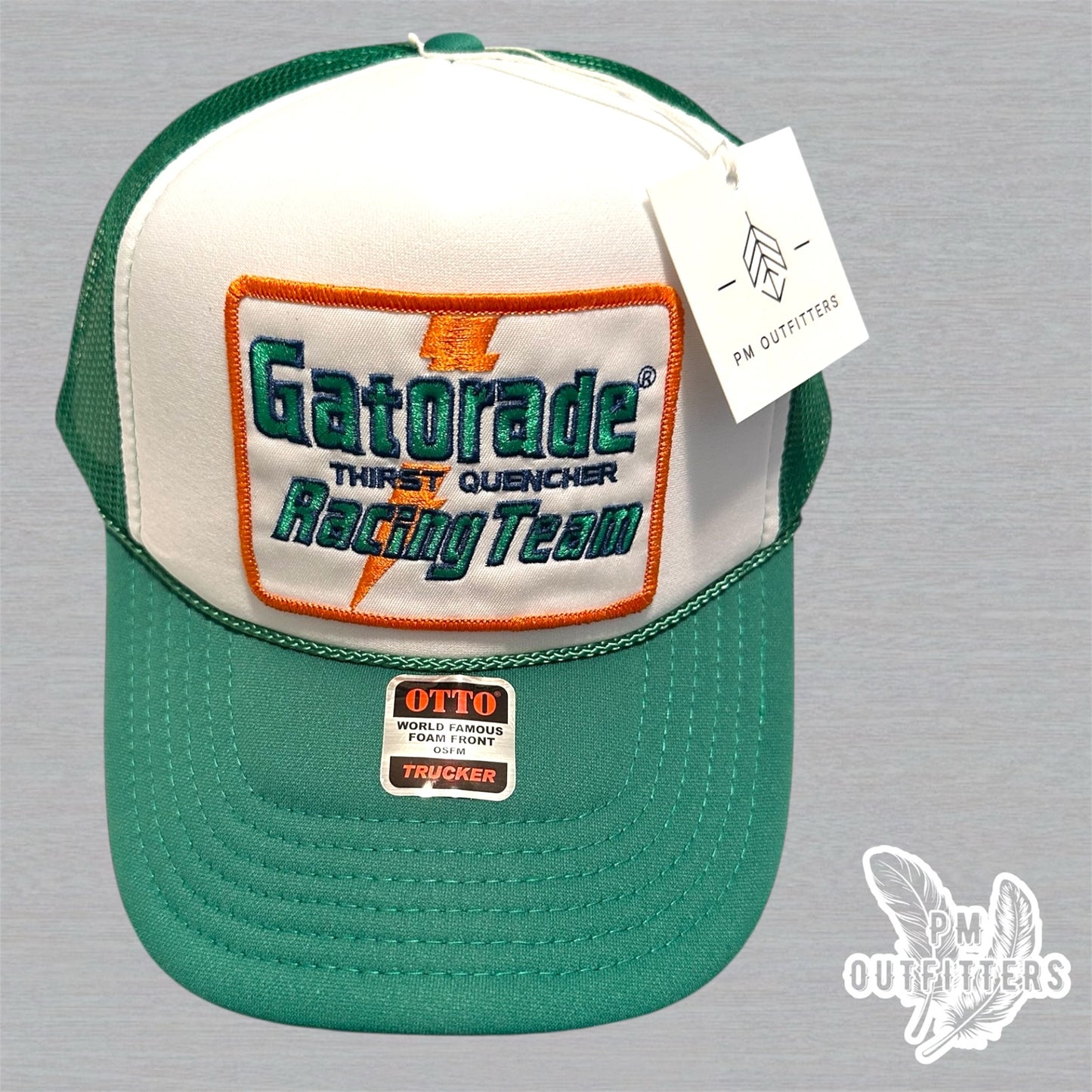 Vintage Gatorade Racing Team Foam Front Rope Trucker Hat