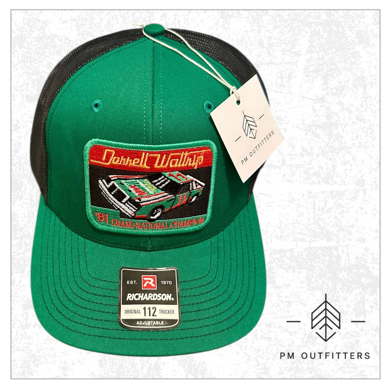Vintage Darrell Waltrip 1981 NASCAR Champion Racing Trucker Hat