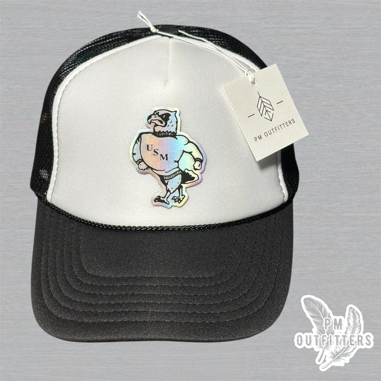 Holographic Seymour Foam Front Rope Trucker Hat
