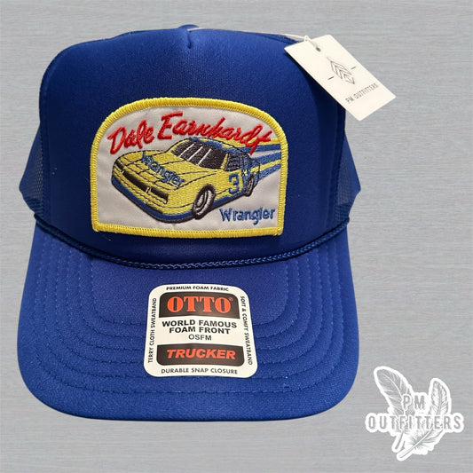 Vintage Dale Earnhardt Wrangler Foam Front Rope Trucker Hat