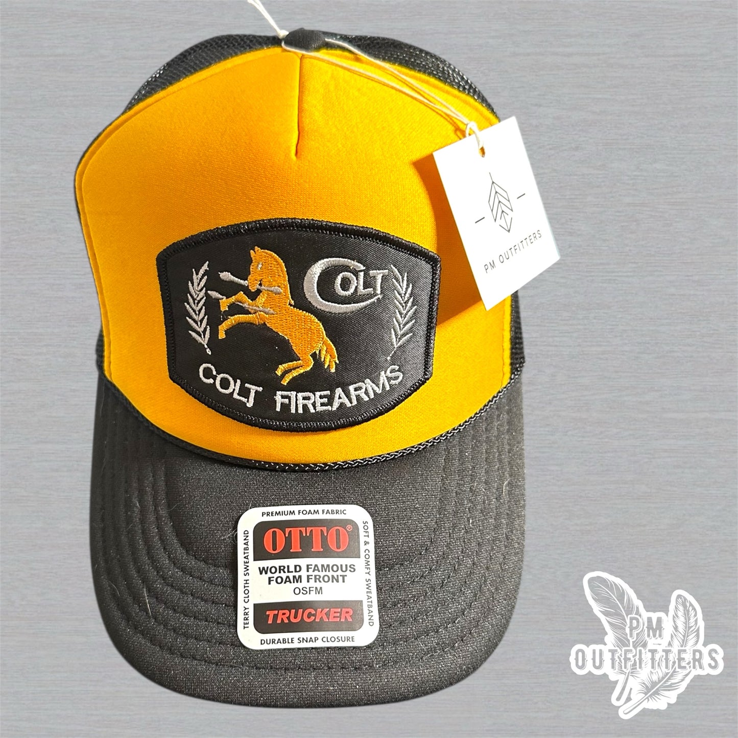 Vintage Colt Firearms Foam Front Rope Trucker Hat