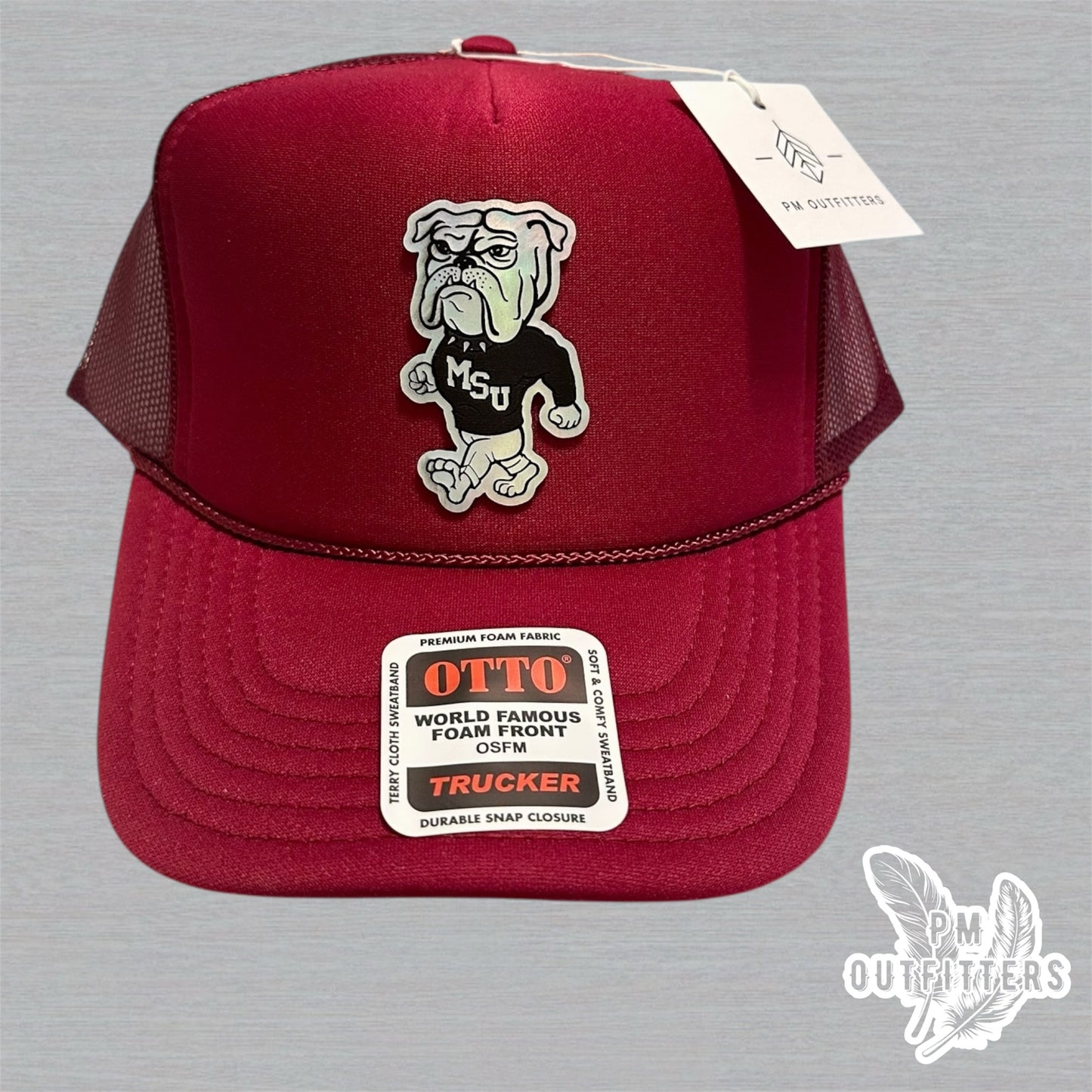 Holographic Bully Foam Front Rope Trucker Hat