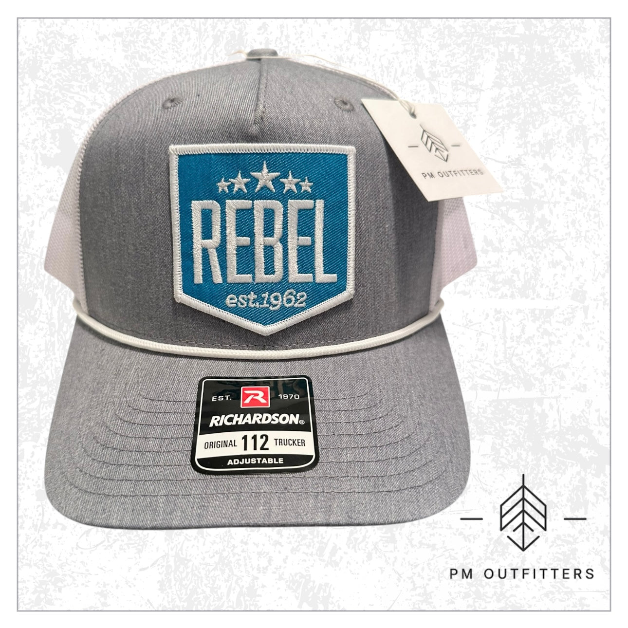 Vintage Rebel Lures Patch Rope Trucker Hat