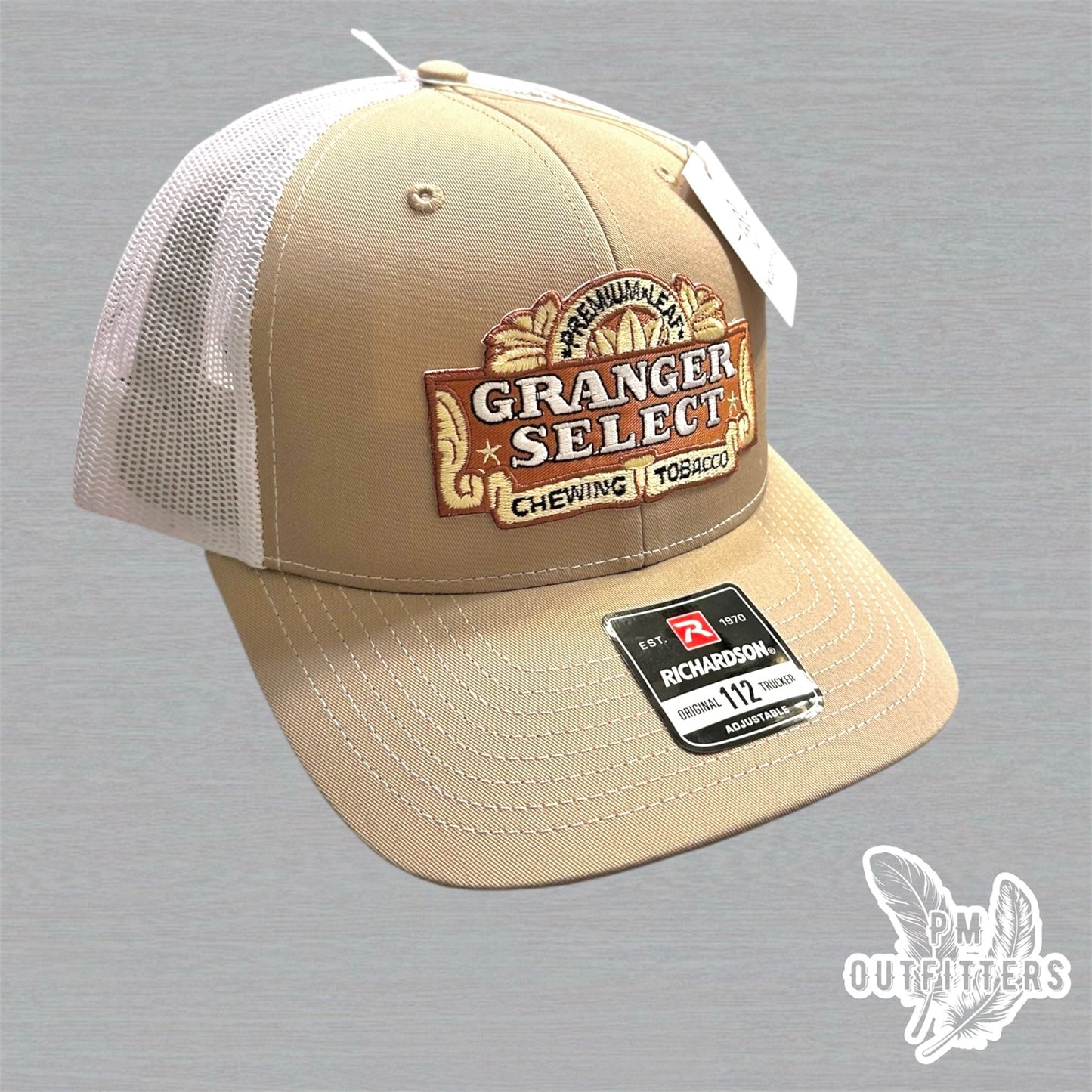 Vintage Retro Granger Select Chewing Tobacco Richardson 112 Trucker Hat