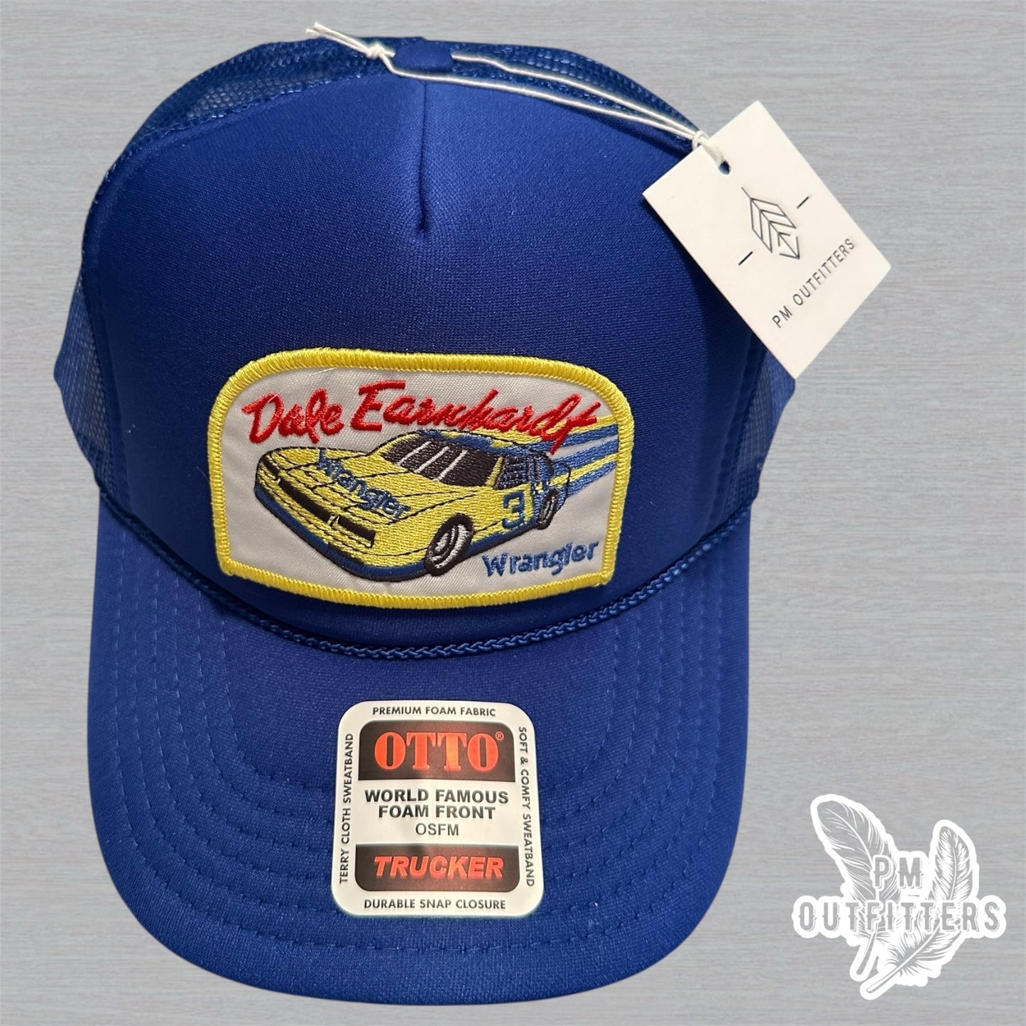 Vintage Dale Earnhardt Wrangler Foam Front Rope Trucker Hat