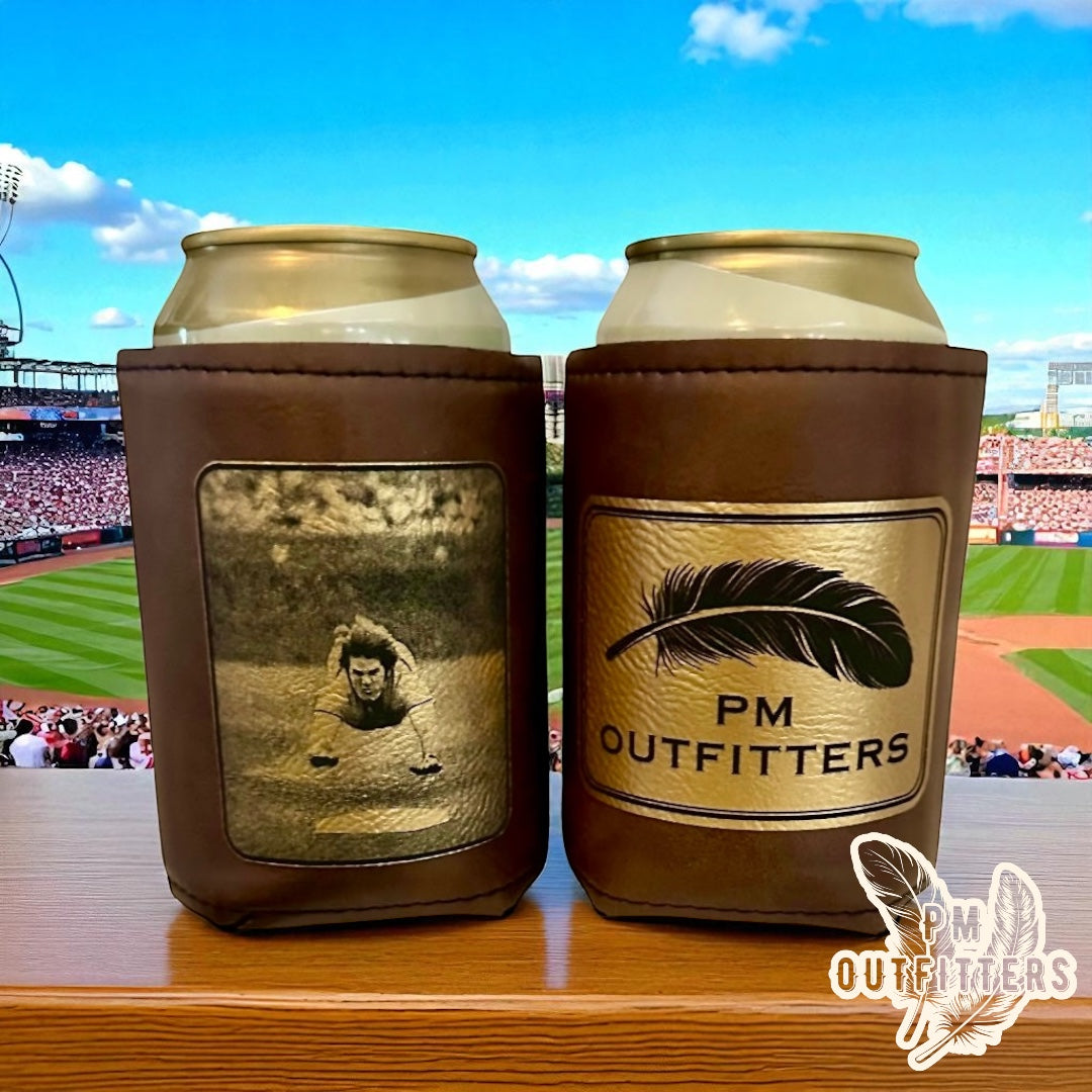 Charlie Hustle Leatherette Koozie