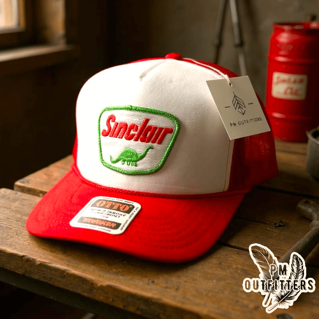 Vintage Sinclair Oil Foam Front Rope Trucker Hat