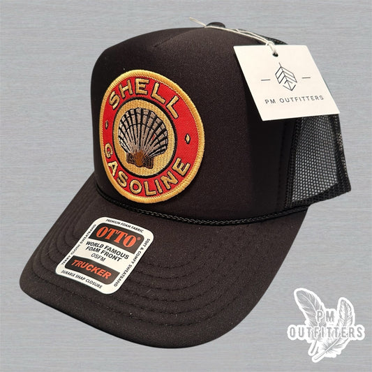 Vintage Shell Gasoline Foam Front Rope Trucker Hat
