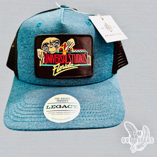 Universal Studios Florida Trucker Hat - Retro Patch Legacy Roadie Trucker