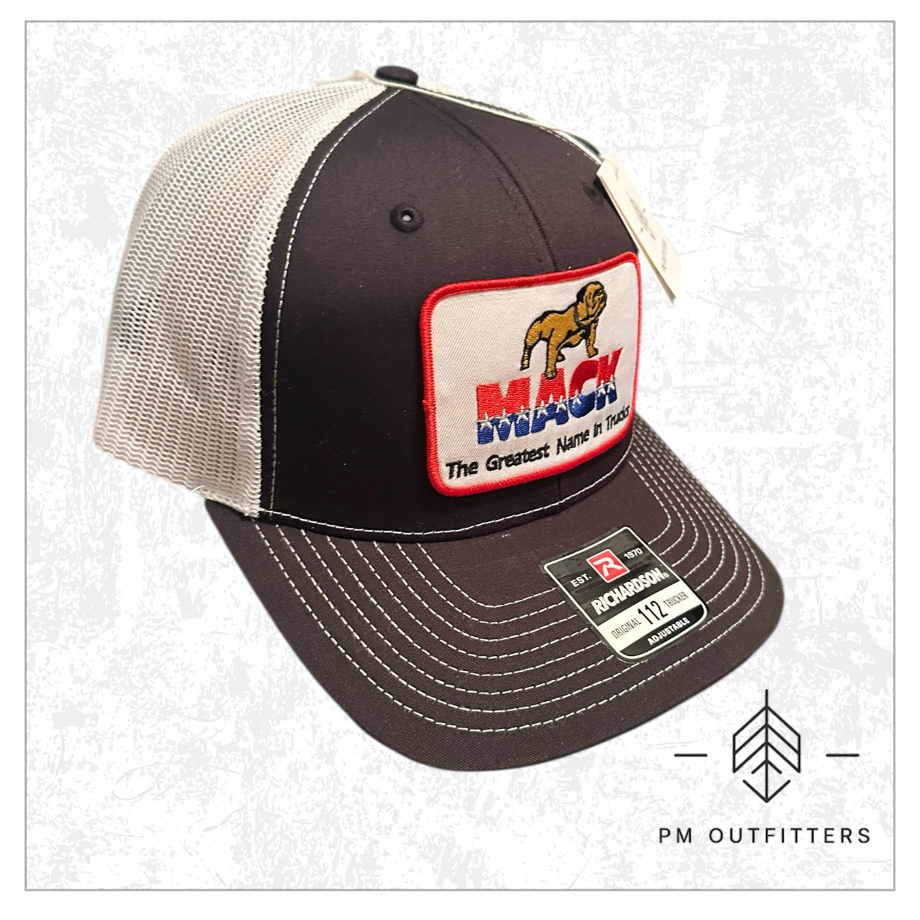 Mack Trucks Vintage Logo Embroidered Patch Trucker Hat
