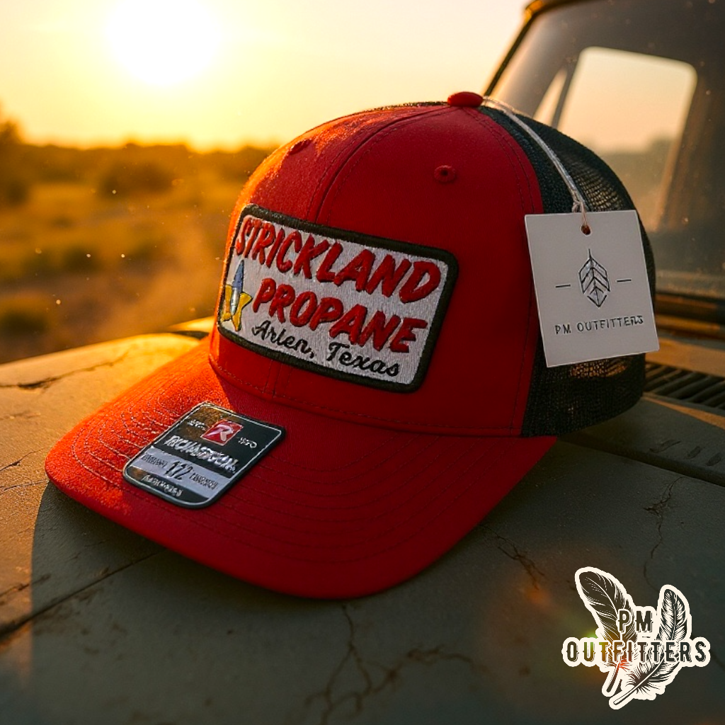 Retro Strickland Propane King of the Hill Trucker Hat