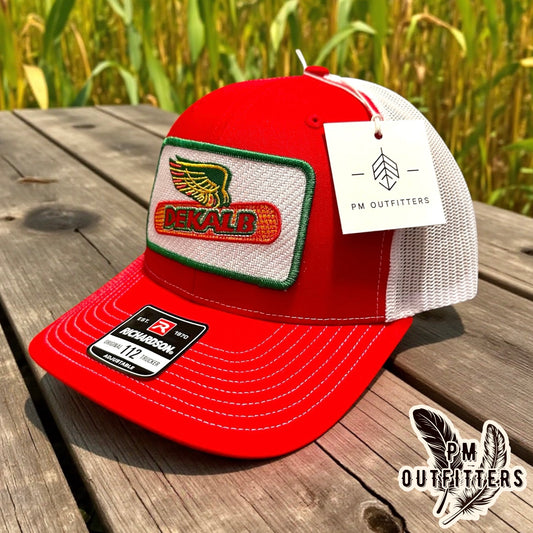 Retro DeKalb Patch Vintage Farm Seed Richardson 112 Trucker Hat