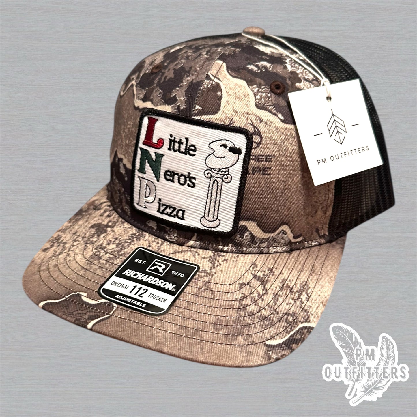 Little Nero’s Pizza Realtree Excape Trucker Hat - Home Alone Inspired Retro Cap
