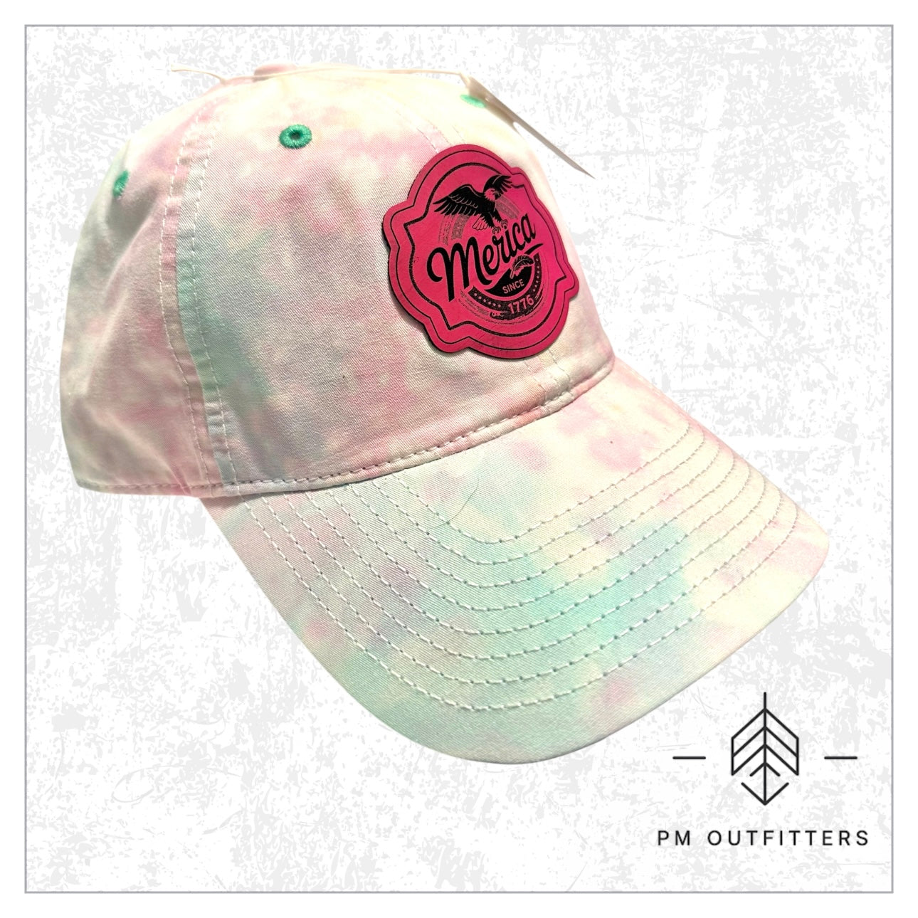 ‘Merica Custom Design Tie Dye Cap