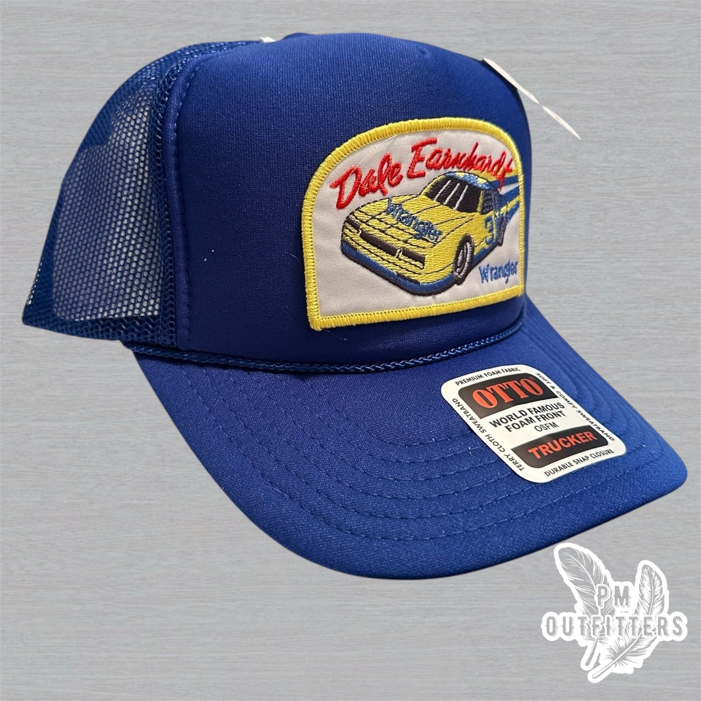 Vintage Dale Earnhardt Wrangler Foam Front Rope Trucker Hat