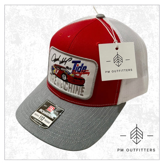 Vintage Darrell Waltrip The Machine Tide Racing NASCAR Trucker Hat