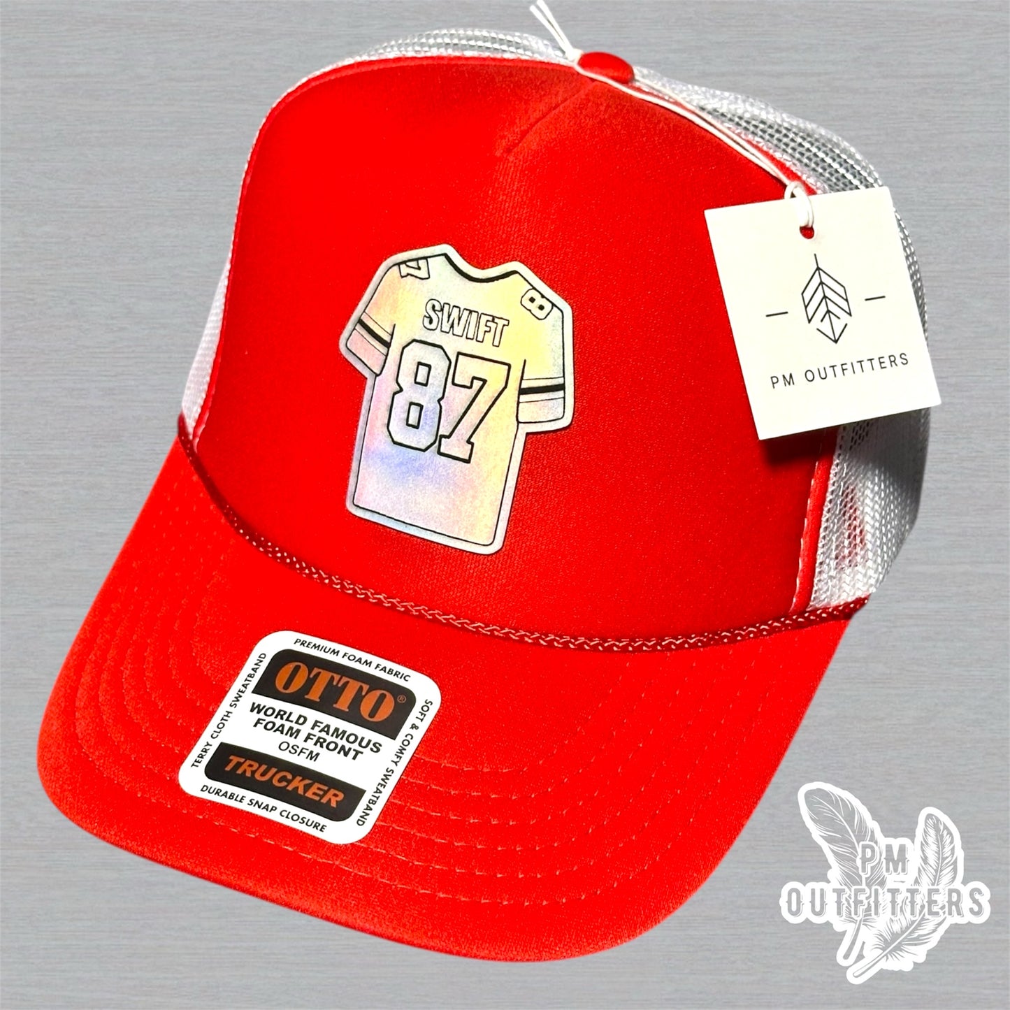 “Swift 87” Kansas City Home & Away Trucker Hats – Limited Edition Holographic Patch