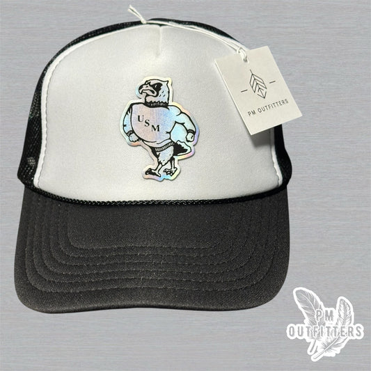 Holographic Seymour Foam Front Rope Trucker Hat