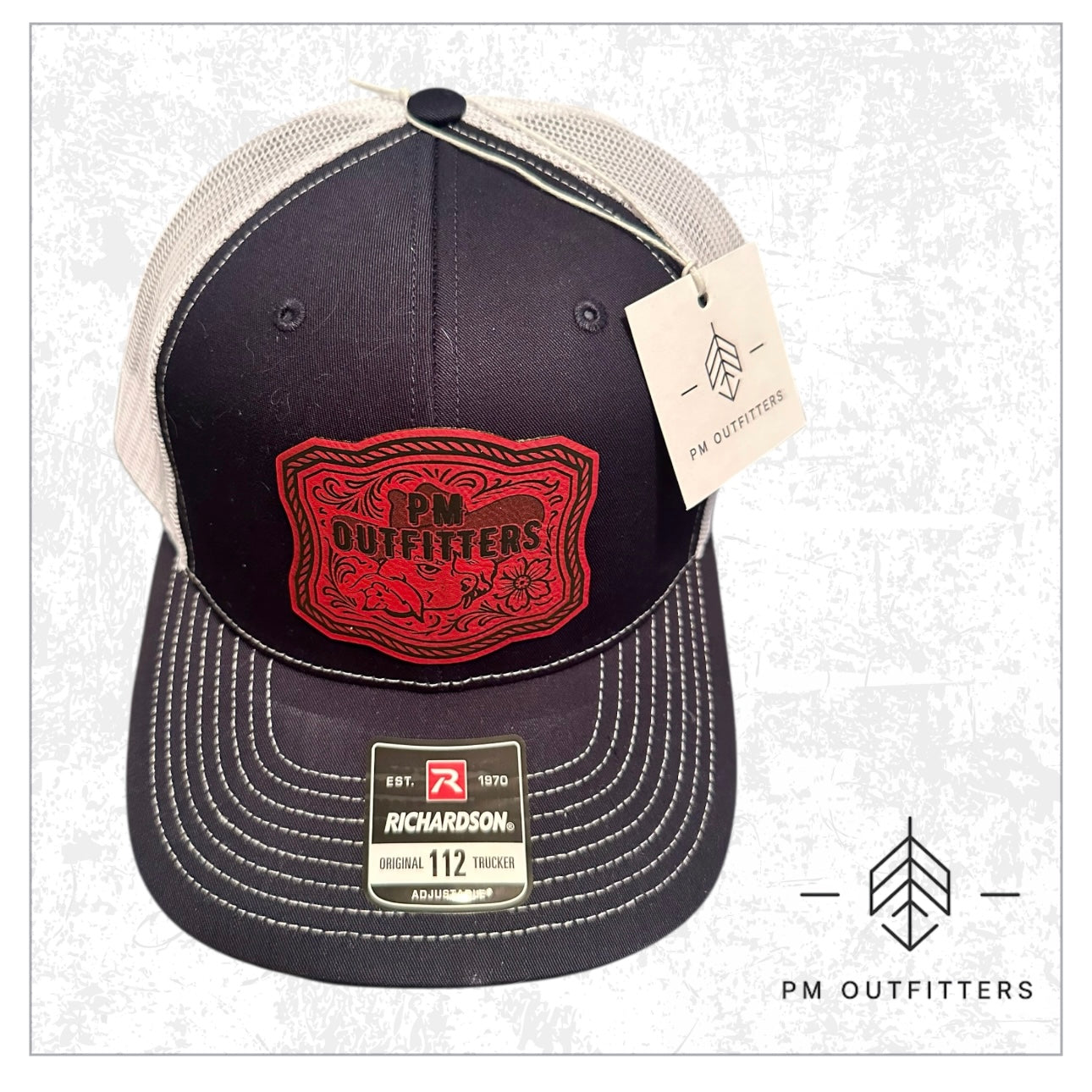 PM Outfitters Rebel Ole Miss Custom Design Trucker Hat