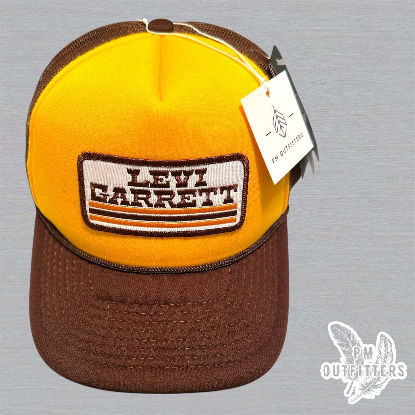 Vintage Levi Garrett Tobacco Foam Front Rope Trucker Hat
