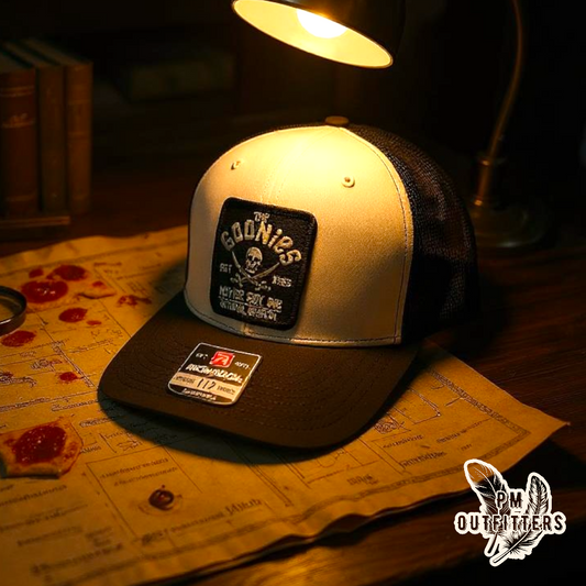 The Goonies Never Say Die Retro Patch Trucker Hat