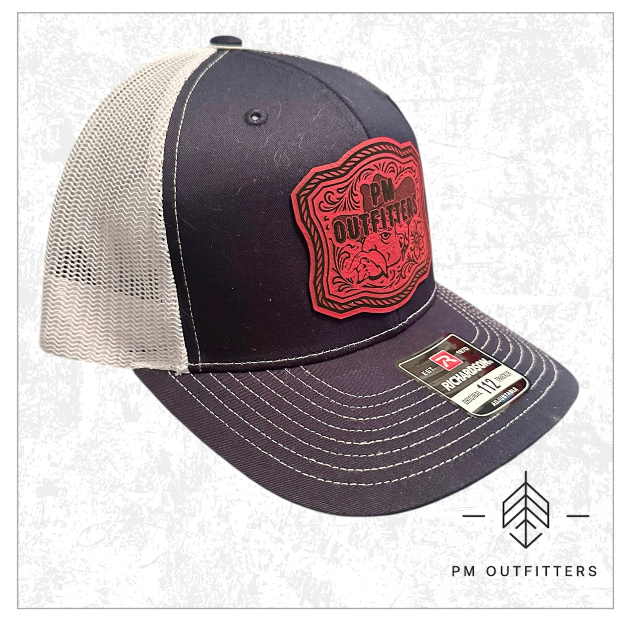 PM Outfitters Rebel Ole Miss Custom Design Trucker Hat