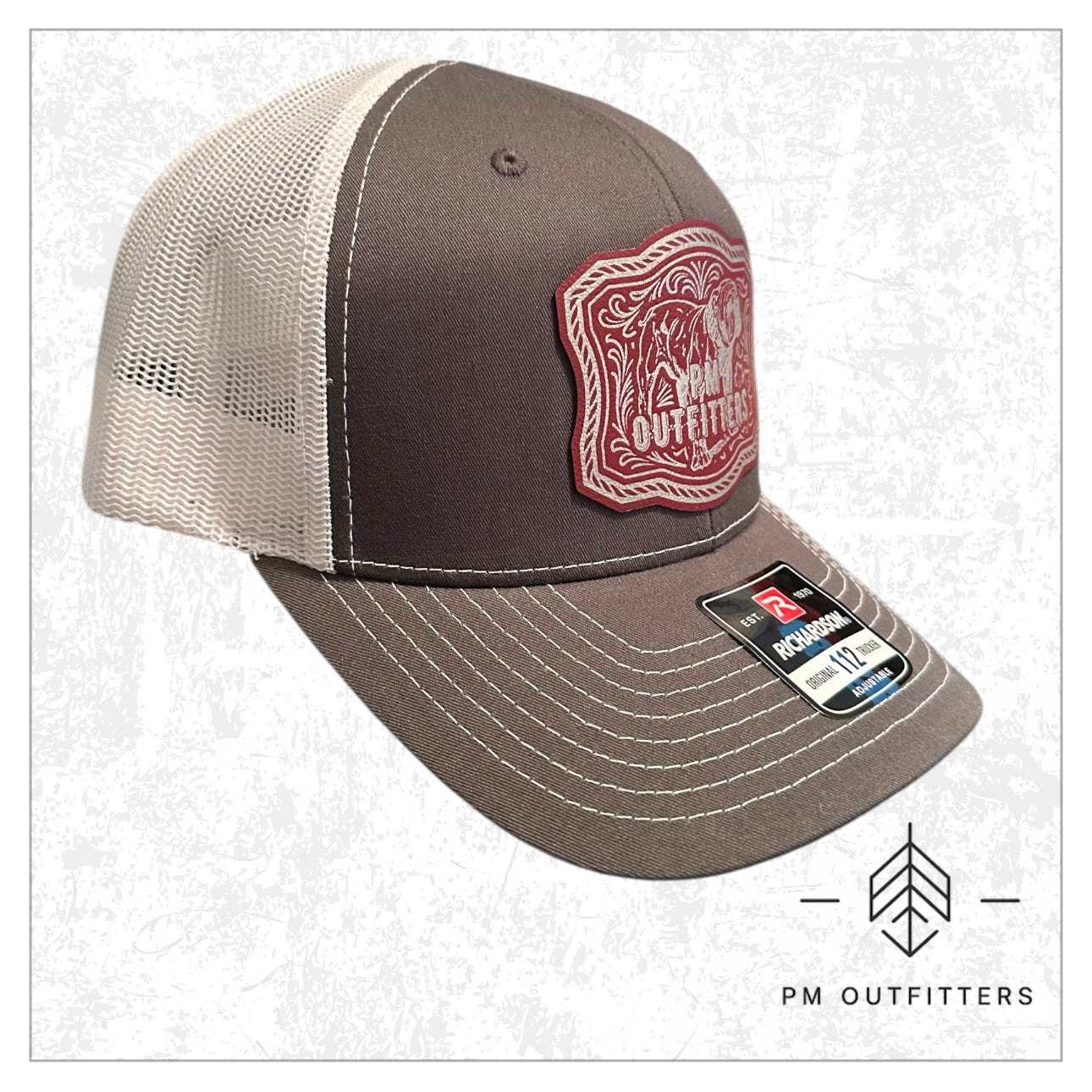 PM Outfitters Bulldog Mississippi State Custom Design Trucker Hat