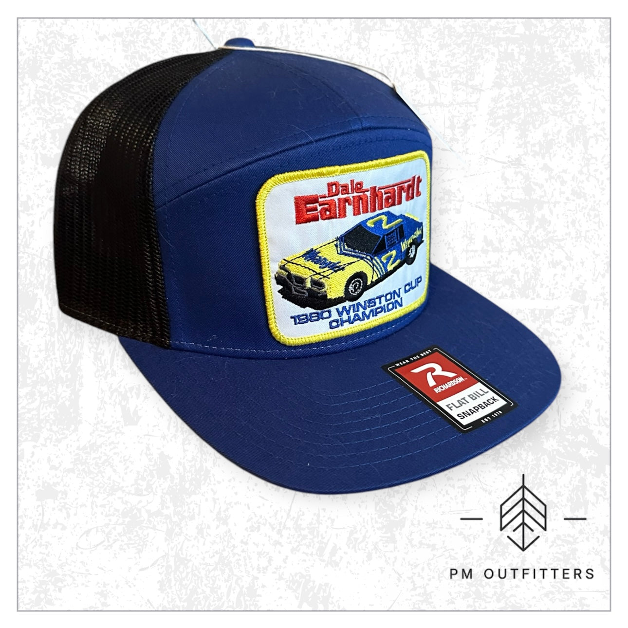 Dale Earnhardt 1980 Winston Cup Champion 7-Panel Trucker Hat