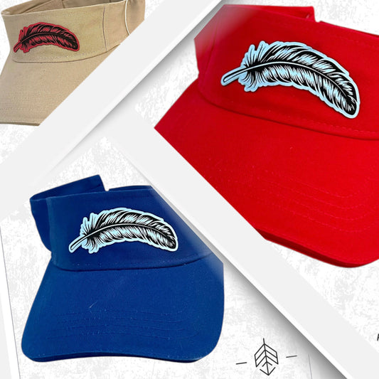 Signature Feather Sandwich Visor