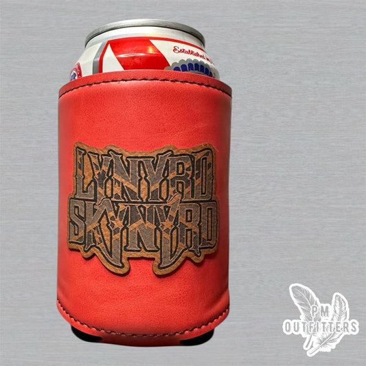 PM Outfitters Custom Laser Engraved Lynyrd Skynyrd Premium Leatherette Can Koozie