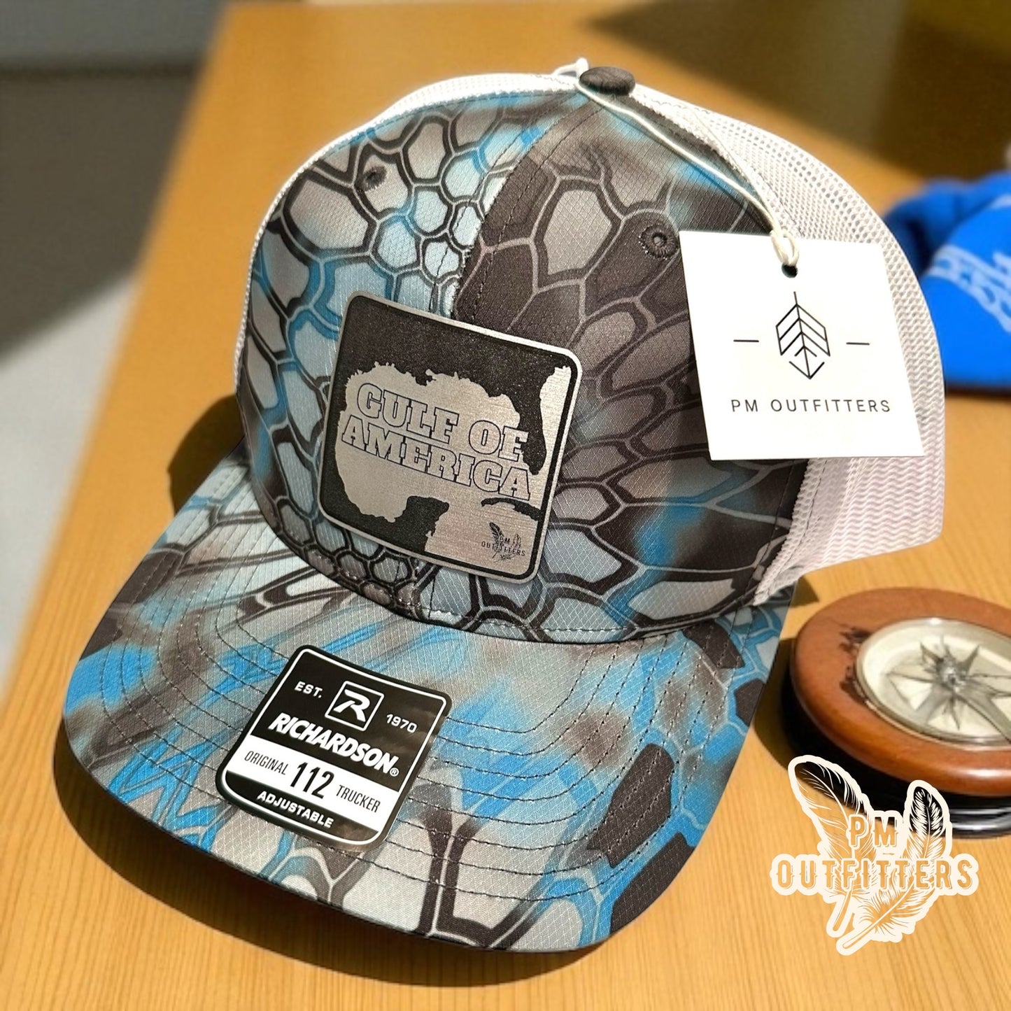Gulf of America Custom Design Kryptek Neptune Trucker