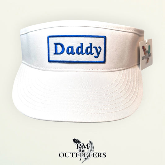 Daddy Visor | PM Outfitters White Decky 3015