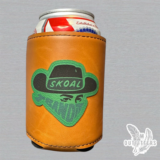 PM Outfitters Custom Laser Engraved Skoal Bandit Premium Leatherette Can Koozie