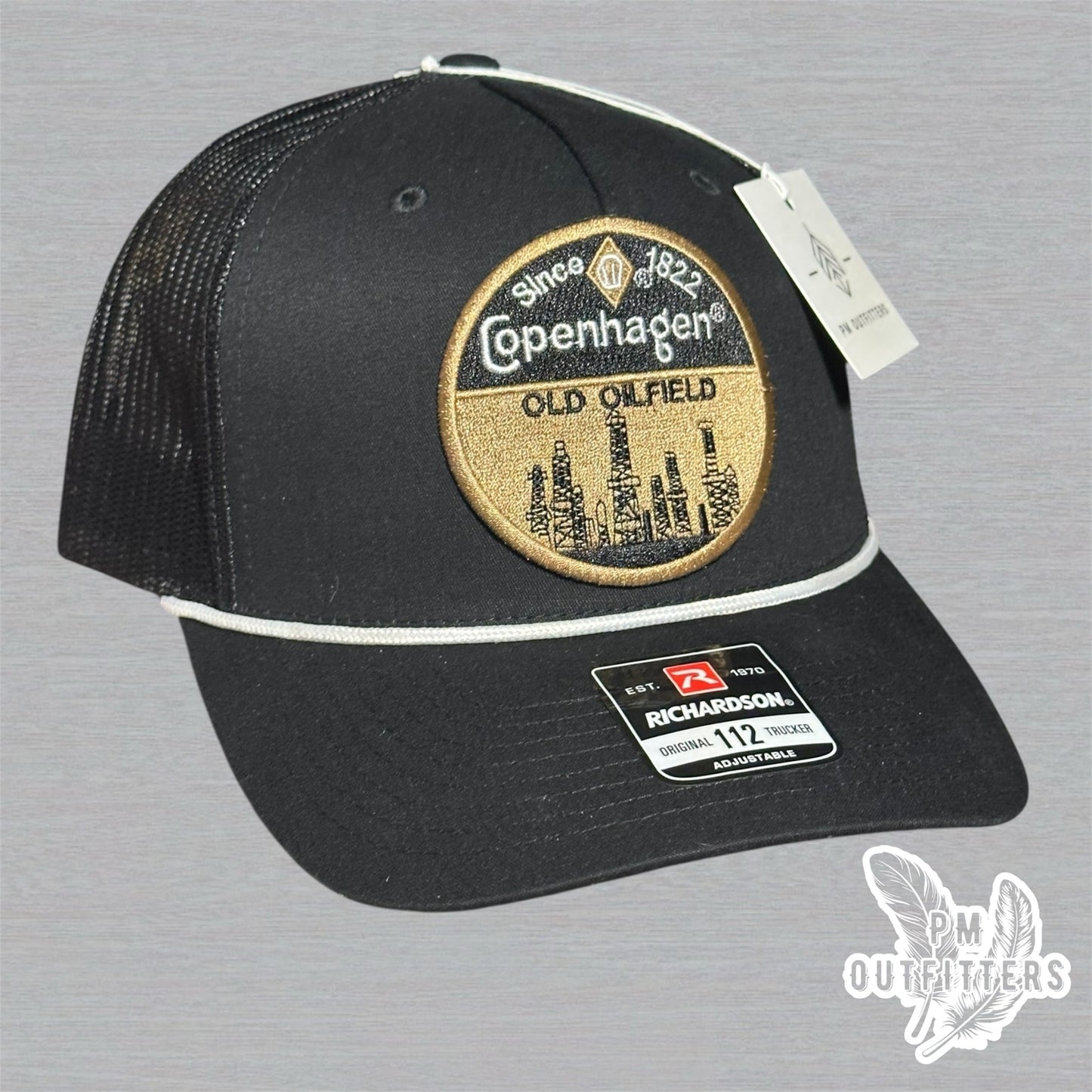 Vintage Copenhagen Old Oilfield Patch Rope Trucker Hat
