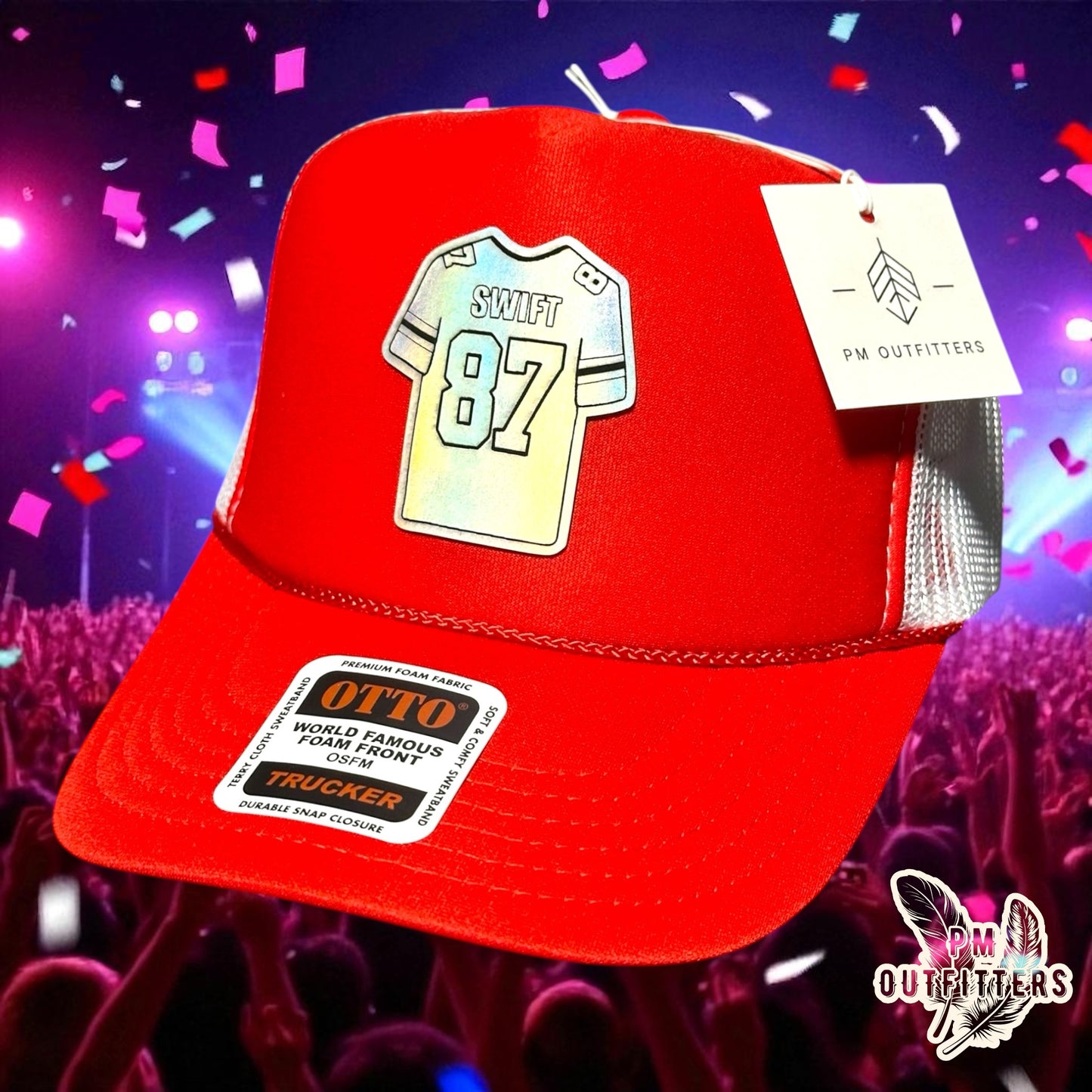 “Swift 87” Kansas City Home & Away Trucker Hats – Limited Edition Holographic Patch
